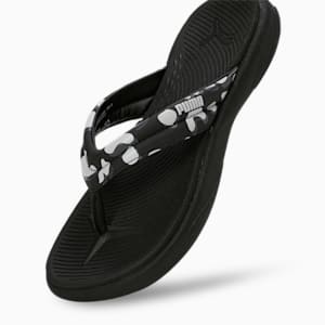 Royalcat Softride Cara Women's Flip-Flops, PUMA Black-Strong Gray-Cool Light Gray, extralarge-IND